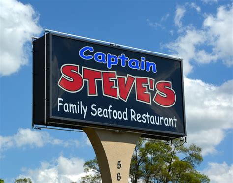 Captain steves - Captain Steve's Family Seafood Restaurant. November 11, 2020 ·. Happy Veteran's Day from everyone at Captain Steve's! We wanted to express our tremendous gratitude and respect for all veterans past and present. Just a reminder, we will be offering a free small platter to all veterans with proof of Valid ID or Veteran's Designation on a …